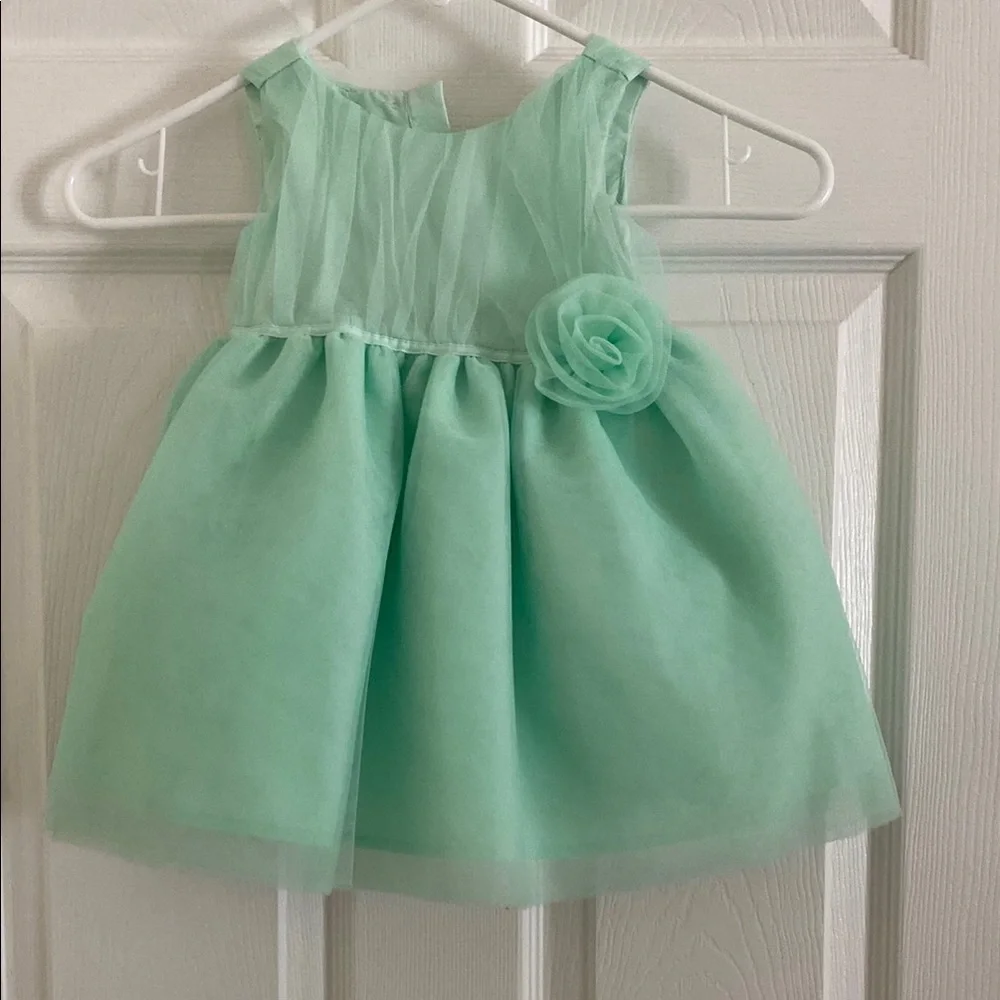 Elegant Mint Green Kids Formal Dress